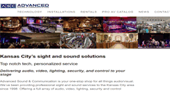 Desktop Screenshot of advancedsoundkc.com