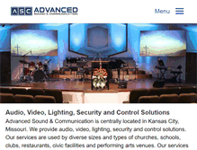 Tablet Screenshot of advancedsoundkc.com
